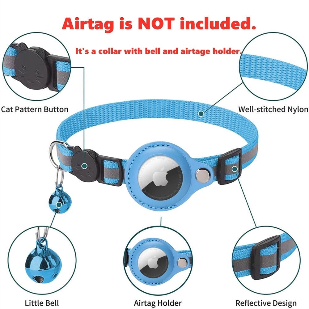 SlumberPaws™ Premium AirTag Safety Collar