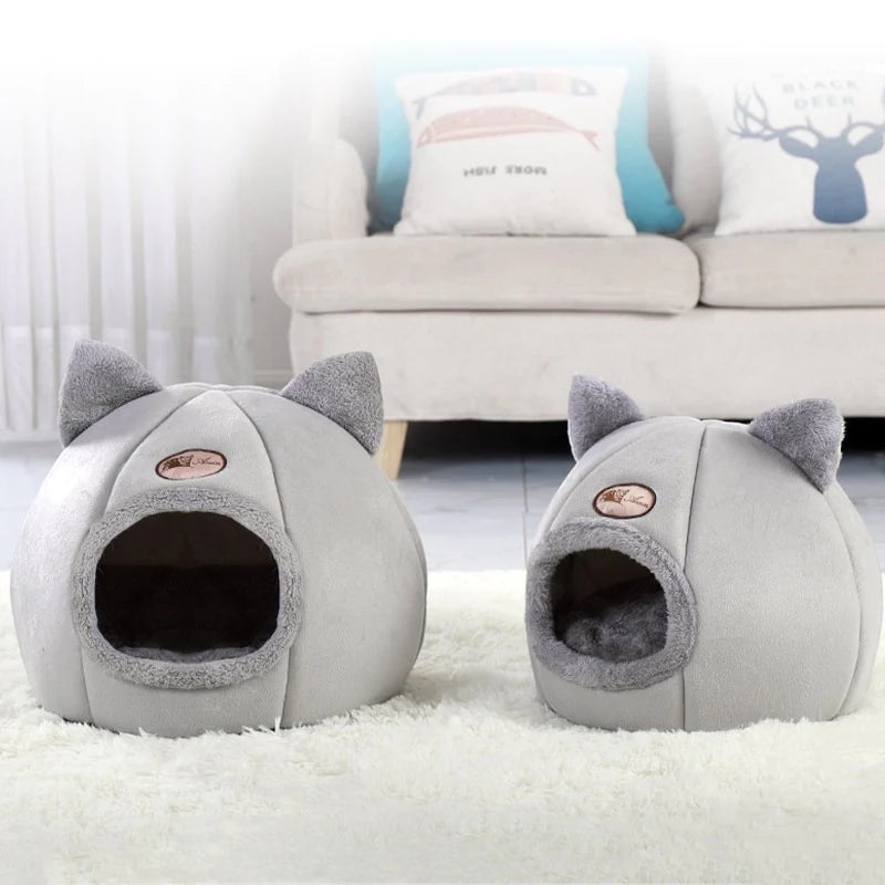 SlumberPaws™ Snuggle Cave Bed
