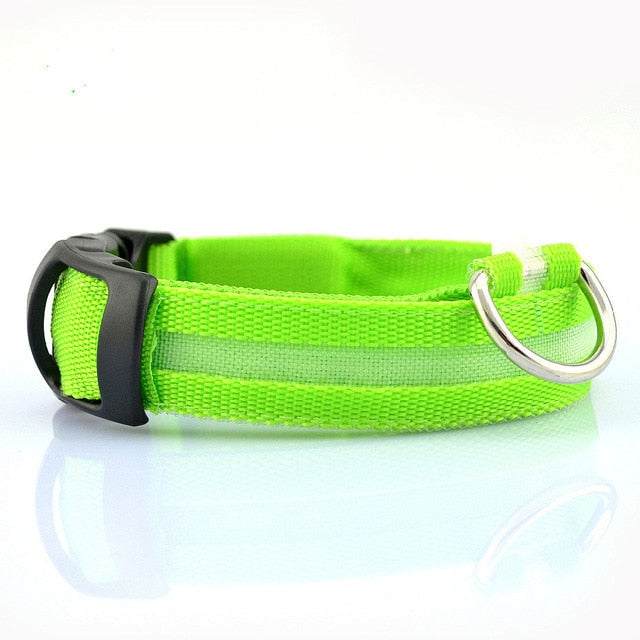 SlumberPaws™ Neon Glow LED Collar Set (2-Pack)