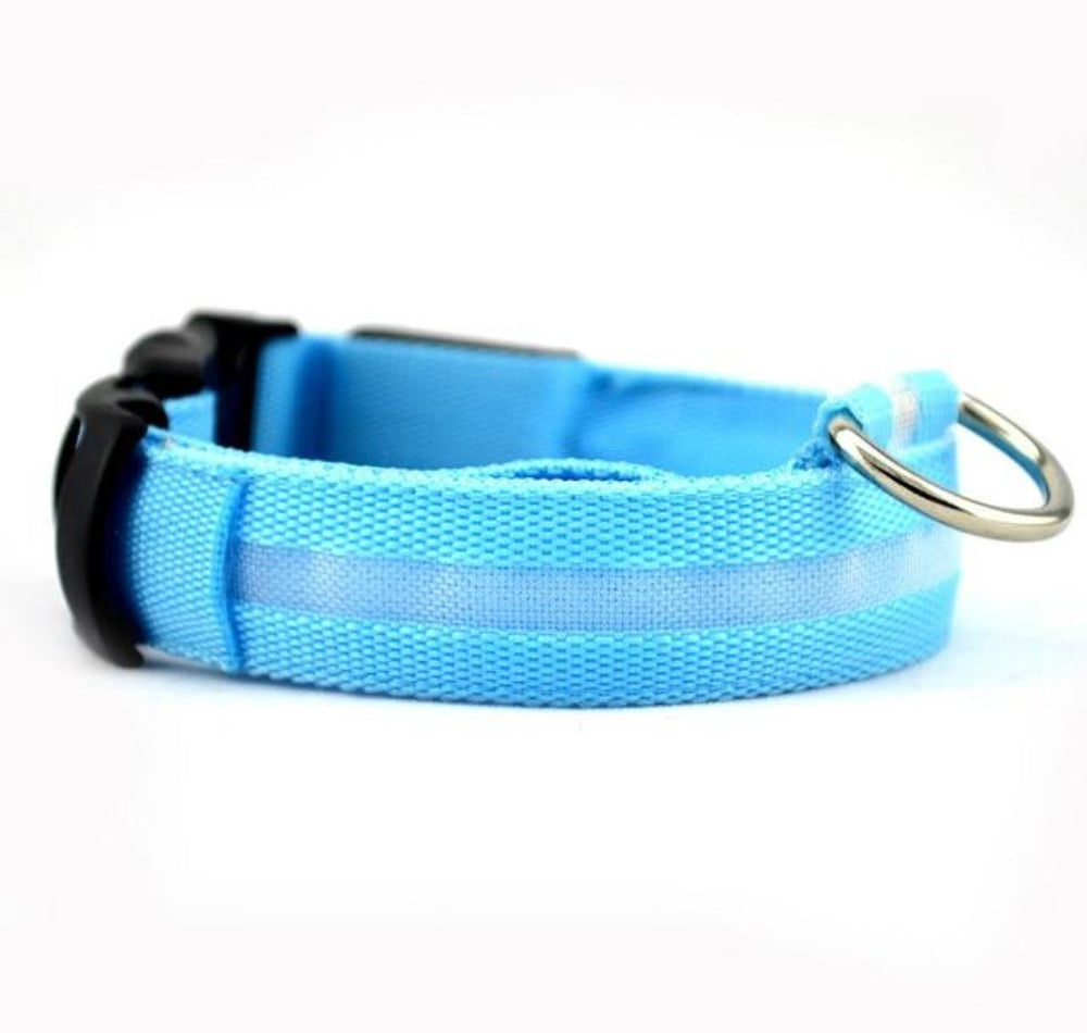 SlumberPaws™ Neon Glow LED Collar Set (2-Pack)